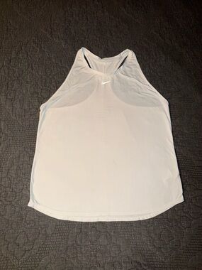 Nike White Racerback Athletic Tank